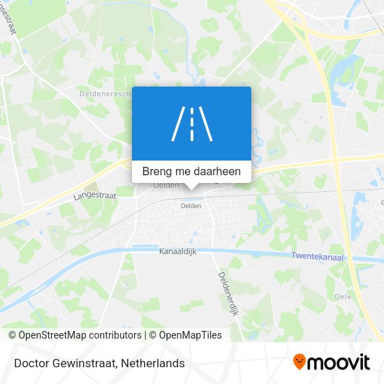 Doctor Gewinstraat kaart