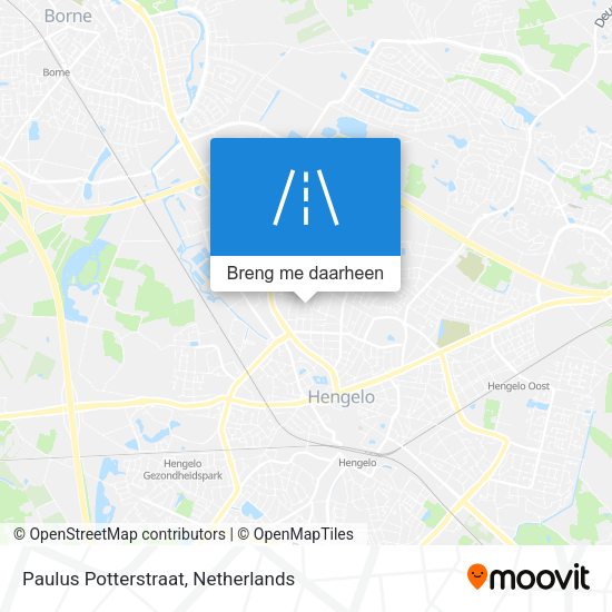 Paulus Potterstraat kaart