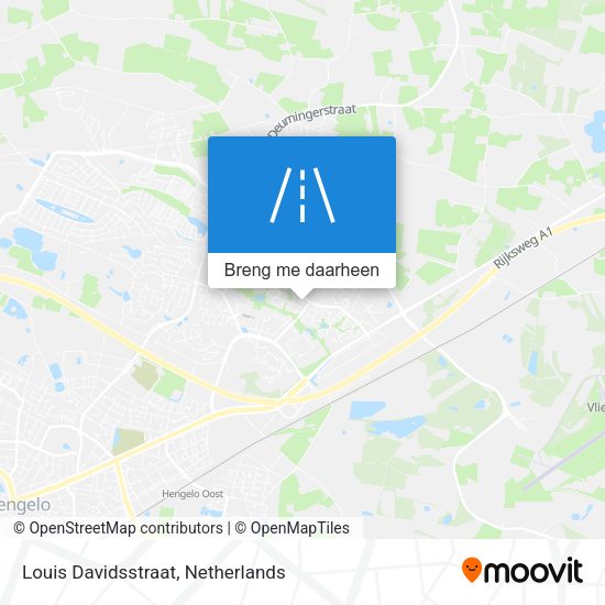 Louis Davidsstraat kaart
