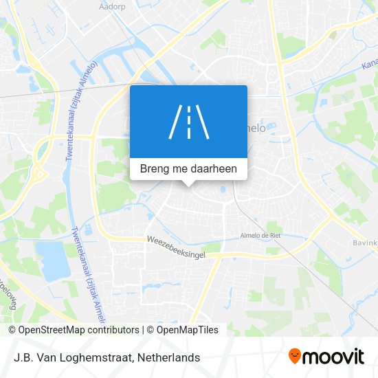 J.B. Van Loghemstraat kaart