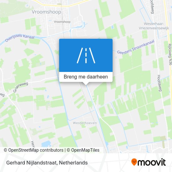Gerhard Nijlandstraat kaart