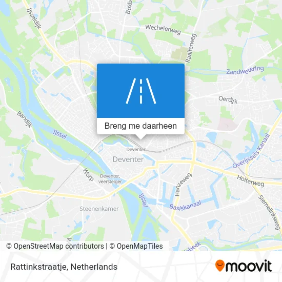 Rattinkstraatje kaart