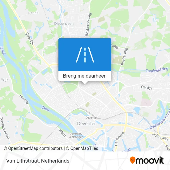 Van Lithstraat kaart