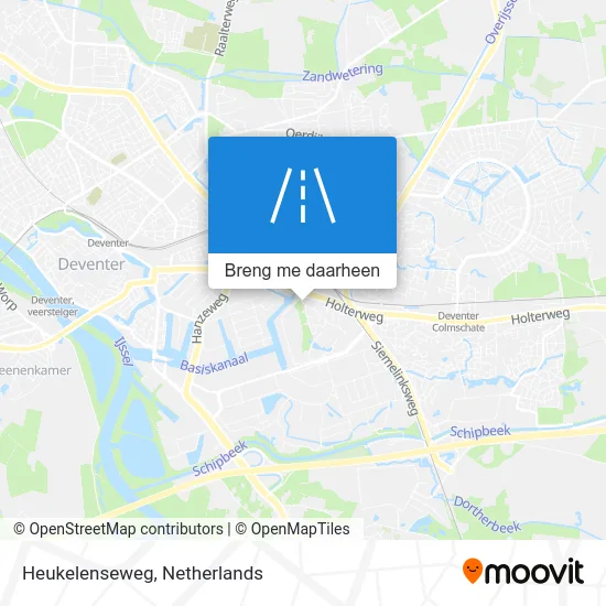 Heukelenseweg kaart
