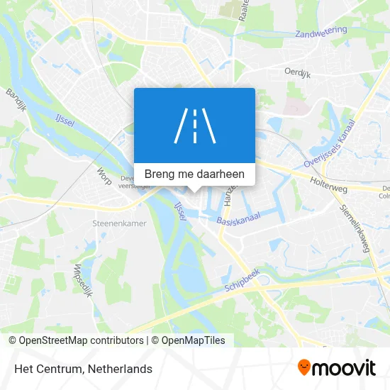 Het Centrum kaart