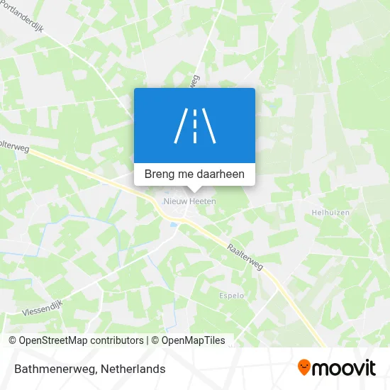 Bathmenerweg kaart