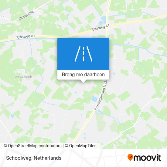 Schoolweg kaart