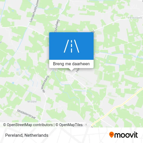 Pereland kaart
