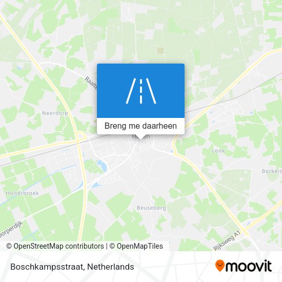 Boschkampsstraat kaart