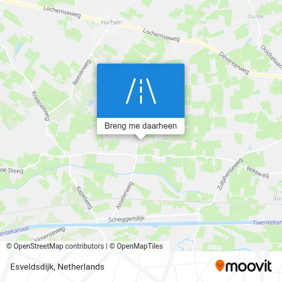 Esveldsdijk kaart