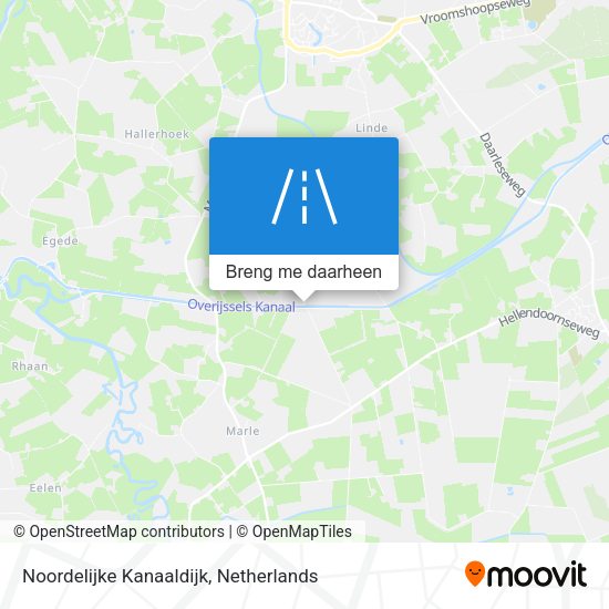 Noordelijke Kanaaldijk kaart