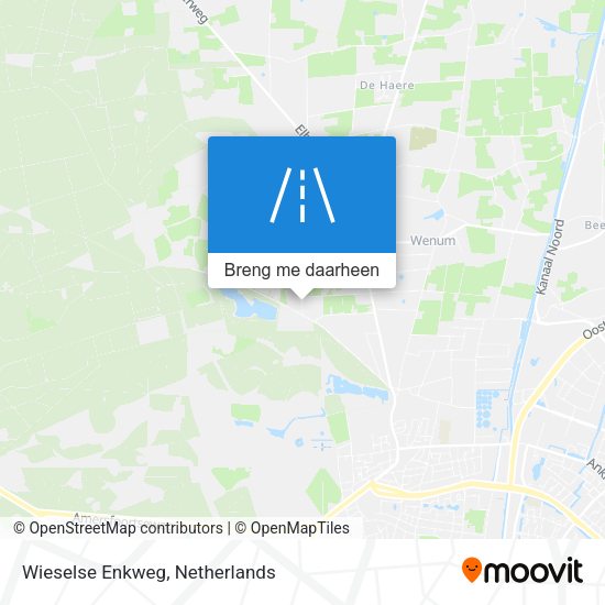 Wieselse Enkweg kaart