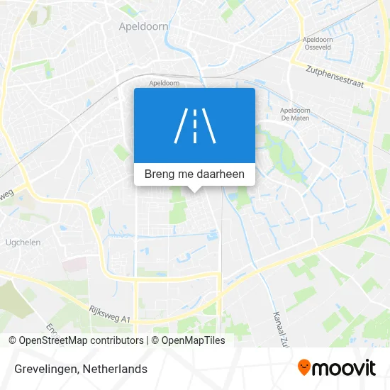 Grevelingen kaart