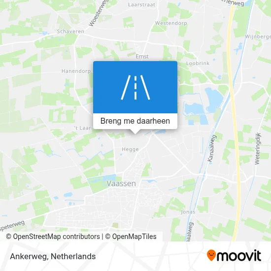 Ankerweg kaart