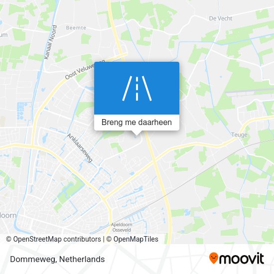 Dommeweg kaart