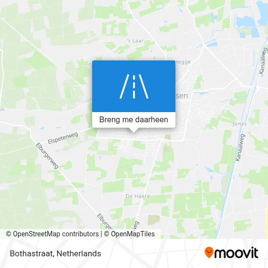 Bothastraat kaart