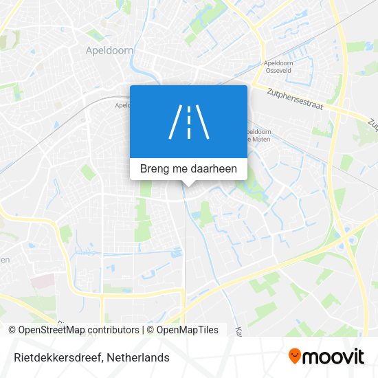 Rietdekkersdreef kaart