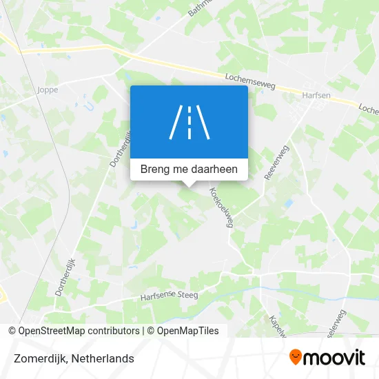 Zomerdijk kaart