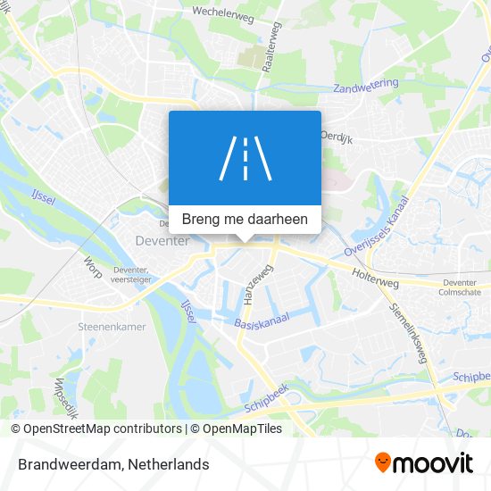 Brandweerdam kaart