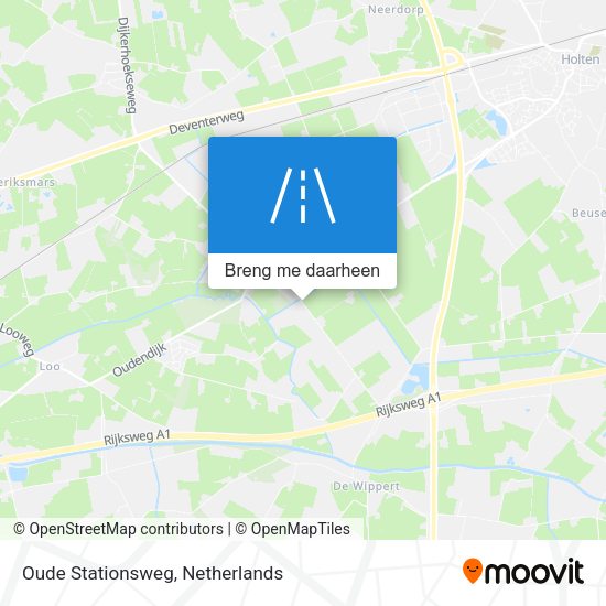 Oude Stationsweg kaart