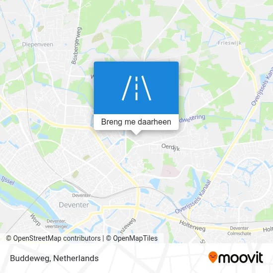 Buddeweg kaart