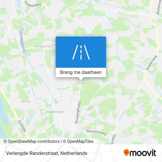Verlengde Randerstraat kaart