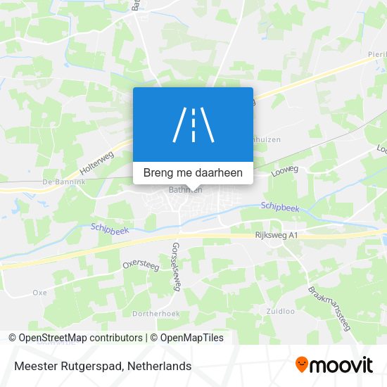 Meester Rutgerspad kaart