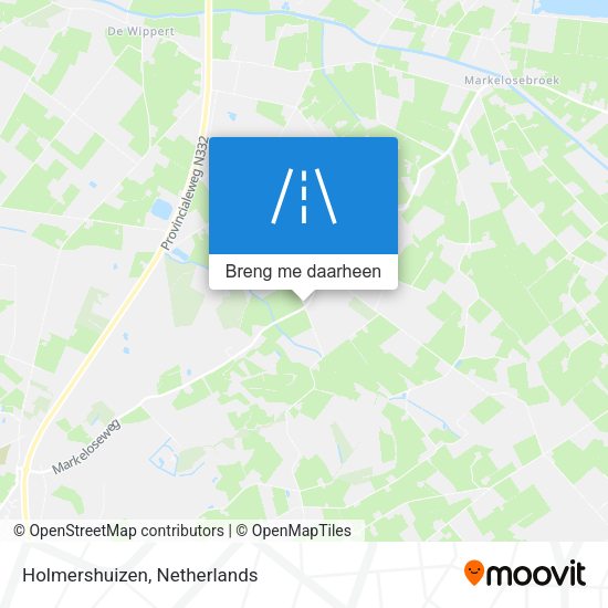 Holmershuizen kaart