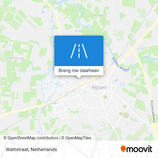Wattstraat kaart