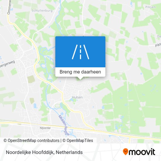 Noordelijke Hoofddijk kaart