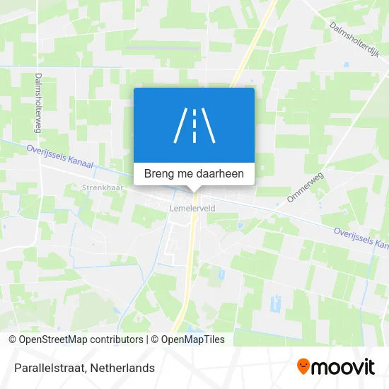 Parallelstraat kaart