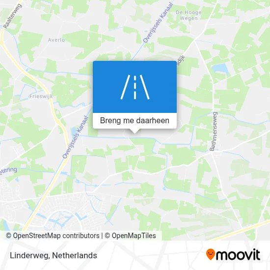 Linderweg kaart