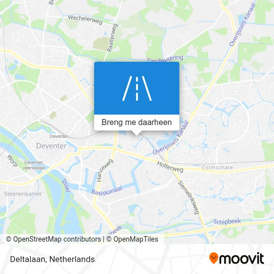 Deltalaan kaart