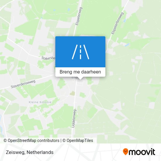 Zeisweg kaart