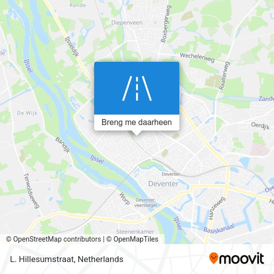 L. Hillesumstraat kaart