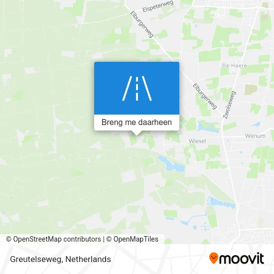 Greutelseweg kaart