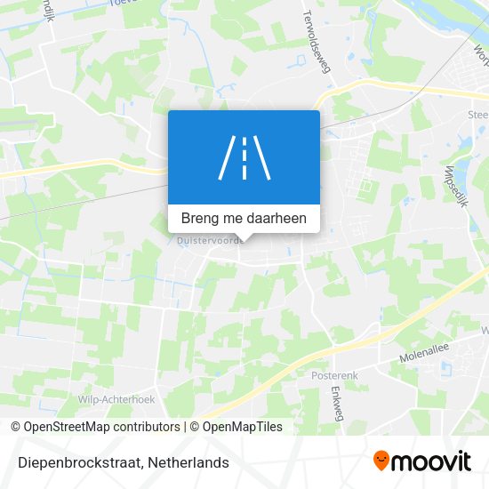 Diepenbrockstraat kaart