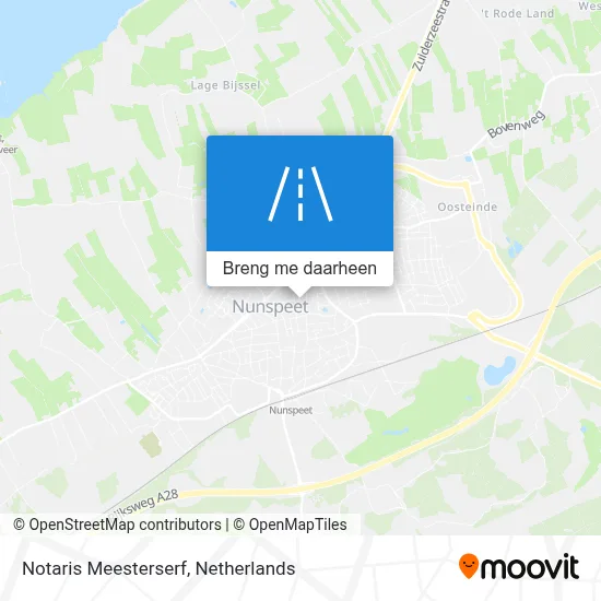 Notaris Meesterserf kaart