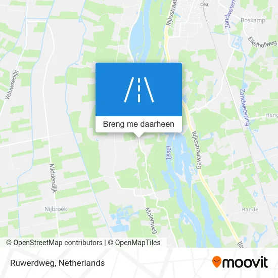 Ruwerdweg kaart