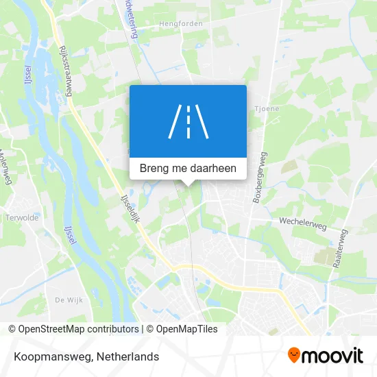 Koopmansweg kaart