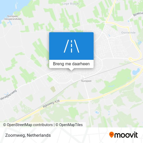 Zoomweg kaart