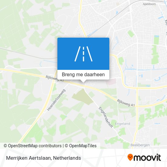Merrijken Aertslaan kaart