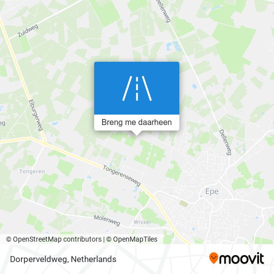 Dorperveldweg kaart