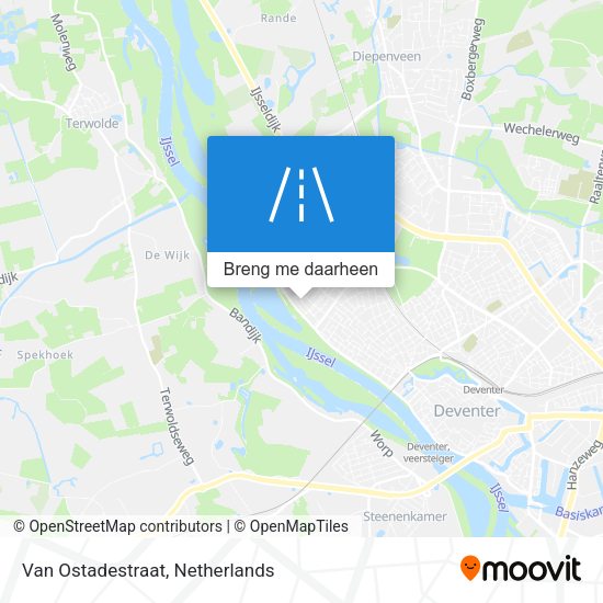 Van Ostadestraat kaart