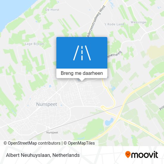 Albert Neuhuyslaan kaart