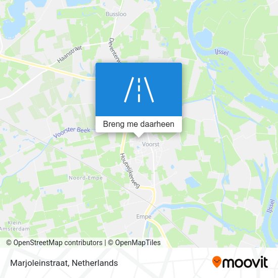 Marjoleinstraat kaart