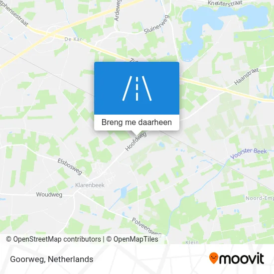 Goorweg kaart