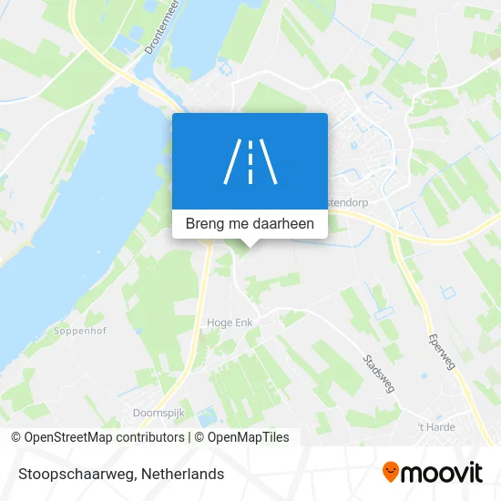Stoopschaarweg kaart