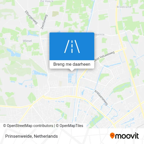 Prinsenweide kaart