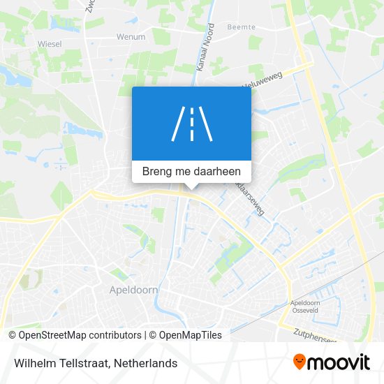 Wilhelm Tellstraat kaart